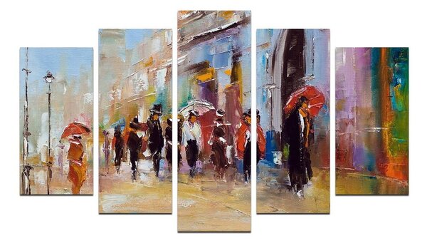 Obrazy zestaw 5 szt. 20x60 cm – Wallity