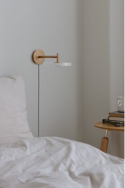 Kremowy kinkiet LED ze ściemniaczem ø 15 cm Asteria Wall Short – UMAGE