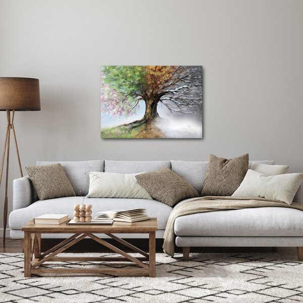 Obraz - Drzewo czterech pór roku (70x50 cm)
