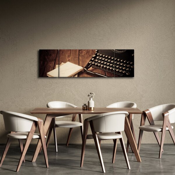 Obraz maszyny do pisania (170x50 cm)