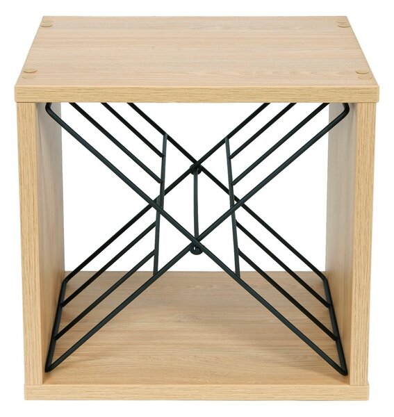 Regał na wino w dekorze jesionu w naturalnym kolorze liczba butelek 12 36,5x36x29 cm Macon – Compactor