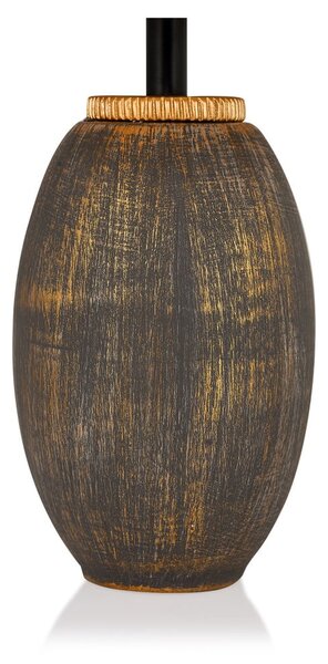 Szara/beżowa lampa stołowa z tekstylnym kloszem (wysokość 46 cm) Yakamoz – Opviq lights
