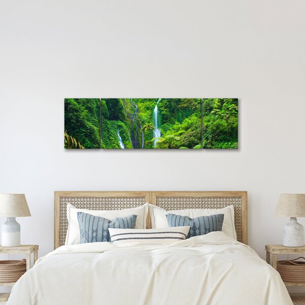 Obraz - Wodospady Madakaripura, Jawa Wschodnia, Indonezja (170x50 cm)
