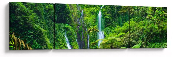 Obraz - Wodospady Madakaripura, Jawa Wschodnia, Indonezja (170x50 cm)