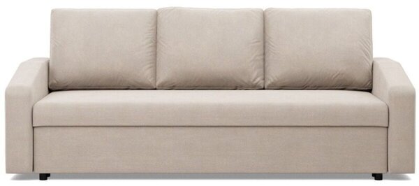 Kanapa rozkÅadana, BLOM, velvet, 220x92x92 cm, beÅ¼owy | TYLETEGOTU