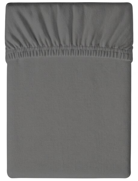 Prześcieradło z mikrofibry MICROVELLE ciemnoszare 90x200 cm