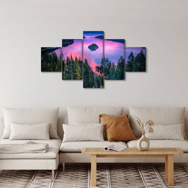 Obraz - Jezioro Tahoe, Sierra Nevada, Kalifornia, USA (125x70 cm)