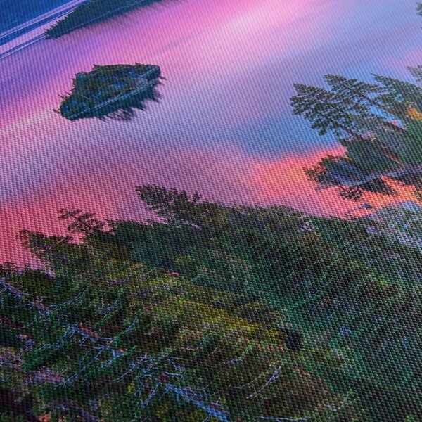 Obraz - Jezioro Tahoe, Sierra Nevada, Kalifornia, USA (z zegarem) (90x30 cm)