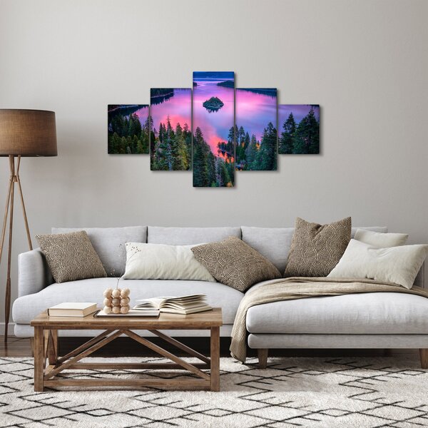 Obraz - Jezioro Tahoe, Sierra Nevada, Kalifornia, USA (125x70 cm)