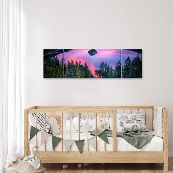 Obraz - Jezioro Tahoe, Sierra Nevada, Kalifornia, USA (170x50 cm)