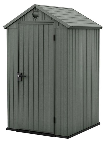 Keter 259037, Metalowa szopa, Pojedyczy, Dach dwuspadowy, Zielony, Metal, Zielony