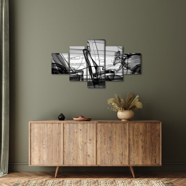Obraz - Model samochodu 3D (125x70 cm)