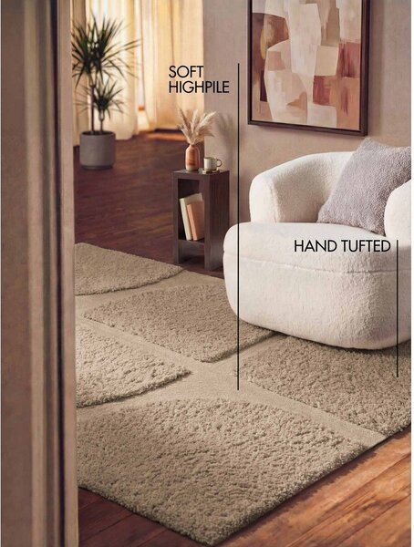 Beżowy dywan tkany ręcznie 160x230 cm Lambeth Jasper – Ted Baker