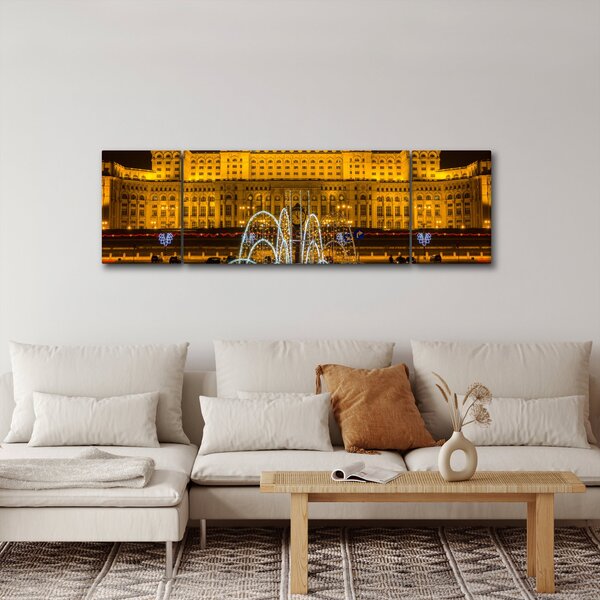Obraz - Pałac Parlamentu, Bukareszt Rumunia (170x50 cm)