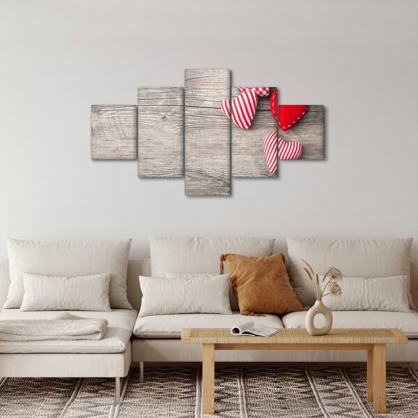 Obraz - Serca (125x70 cm)