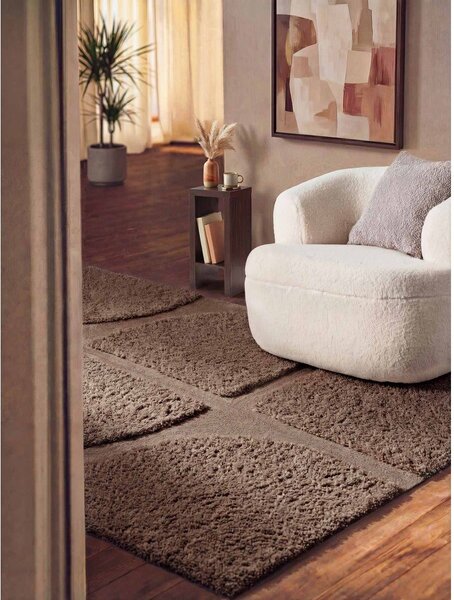 Brązowy dywan tkany ręcznie 120x180 cm Lambeth Jasper – Ted Baker