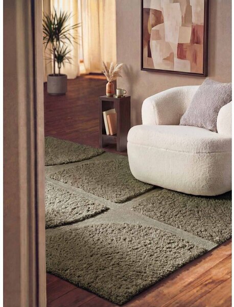 Dywan tkany ręcznie w kolorze khaki 120x180 cm Lambeth Jasper – Ted Baker