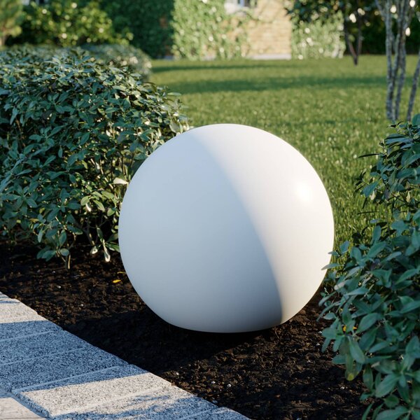 Lampa kulista Cumulus M, średnica 45 cm, biała, tworzywo sztuczne, IP44, E27 Nowodvorski Lighting, biały / opal, tworzywo sztuczne