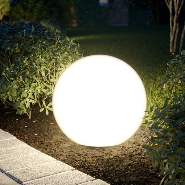 Lampa kulista Cumulus M, średnica 45 cm, biała, tworzywo sztuczne, IP44, E27 Nowodvorski Lighting, biały / opal, tworzywo sztuczne