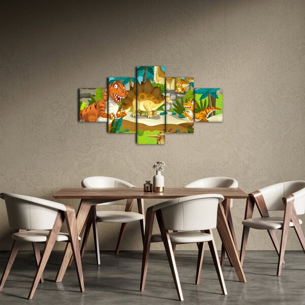 Obraz - Dinozaury (125x70 cm)