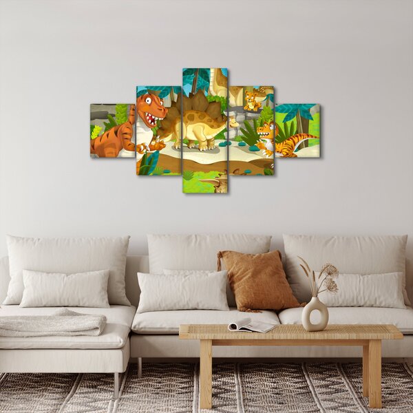 Obraz - Dinozaury (125x70 cm)