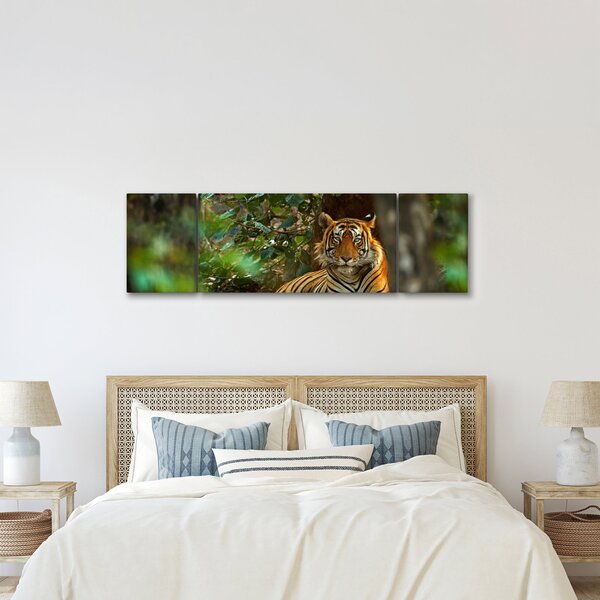 Obraz odpoczywającego tygrysa (170x50 cm)