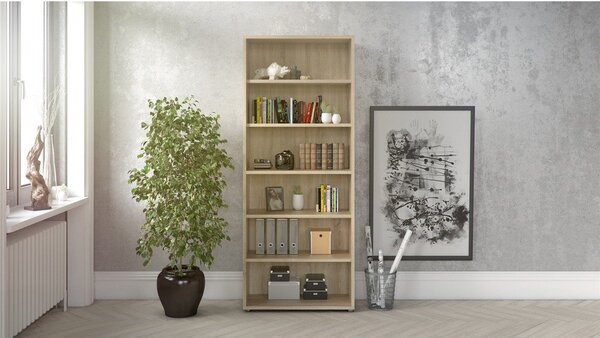 Regał modułowy w dekorze dębu 89x222 cm Prima – Tvilum