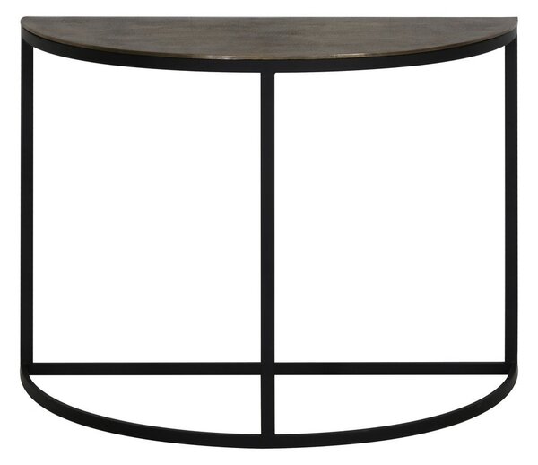 Metalowa konsola w kolorze brązu 42x100 cm Peto – Light & Living