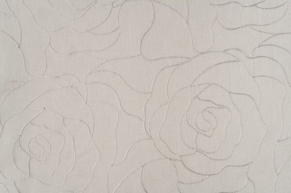 Biało-szara firanka 140x245 cm Amanda – Mendola Fabrics