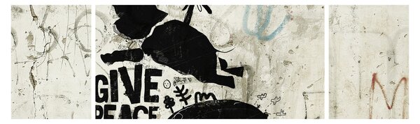 Obraz - Słoń nad ziemią (170x50 cm)
