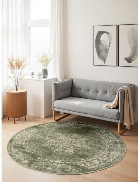 Zielony okrągły dywan ø 120 cm Gloria Lydia – Hanse Home
