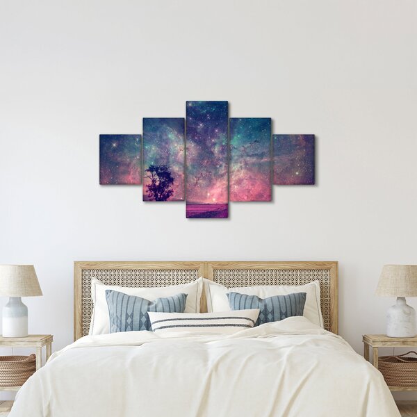 Obraz - Nieziemskie nocne niebo (125x70 cm)