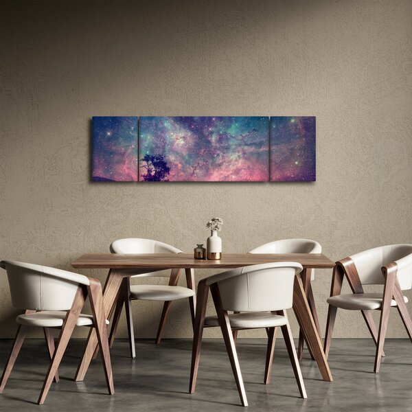 Obraz - Nieziemskie nocne niebo (170x50 cm)