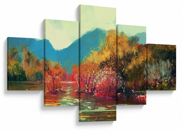 Obraz - Kolory jesieni (125x70 cm)