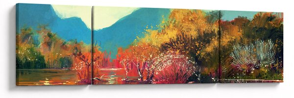 Obraz - Kolory jesieni (170x50 cm)