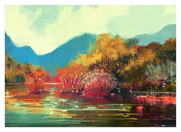 Obraz - Kolory jesieni (70x50 cm)