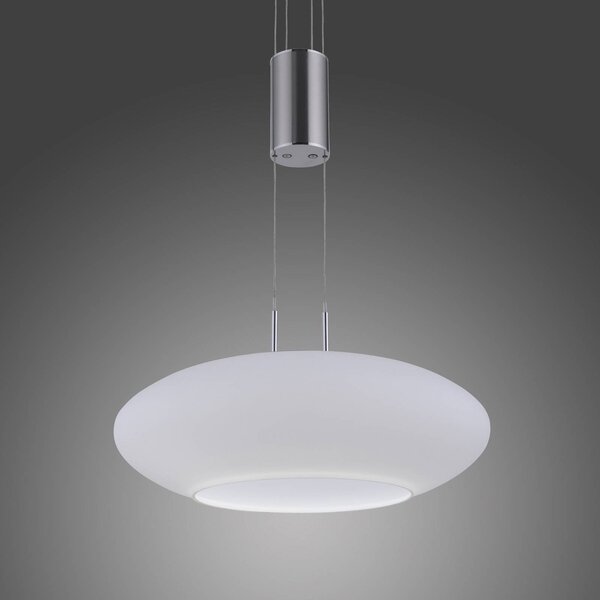 Q-Smart-Home Inteligentna lampa wisząca Q-Etienne, możliwość ściemniania, aluminiowy / szary / cynkowy, salon / jadalnia, metal, nowoczesny