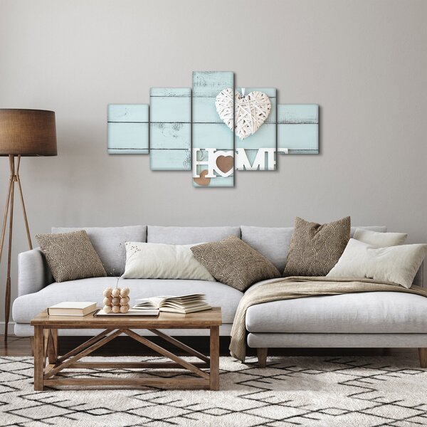 Obraz - I love home (125x70 cm)