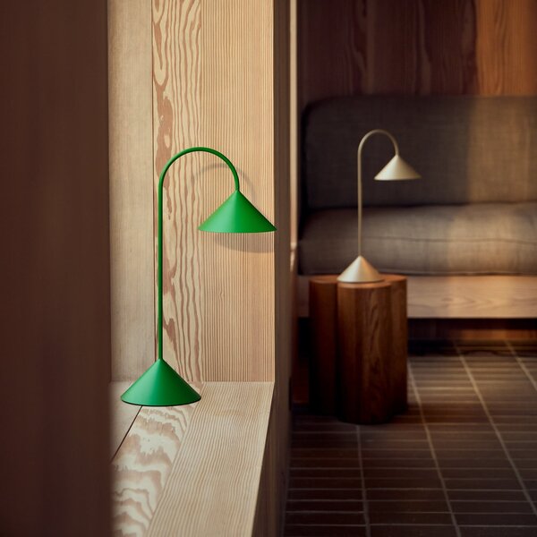 Zewnętrzna Lampa FRANDSEN, Grasp, ściemnialny, zielony, balkon, metal, design
