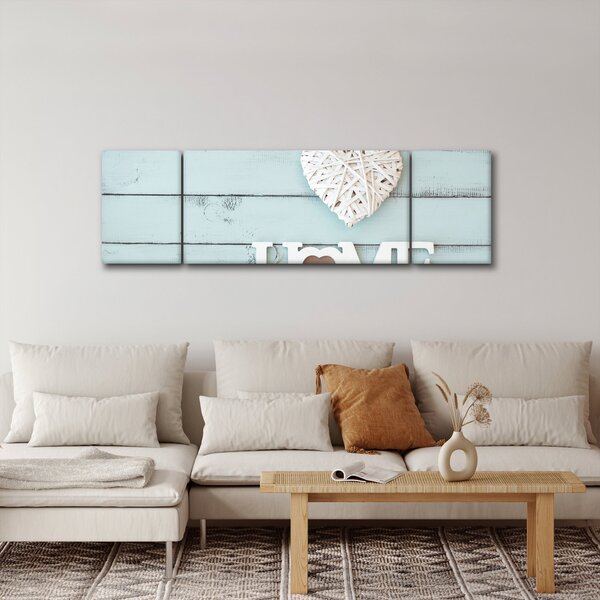 Obraz - I love home (170x50 cm)