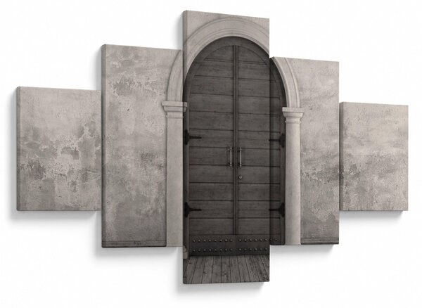 Obraz - Tajemnicze drzwi (125x70 cm)