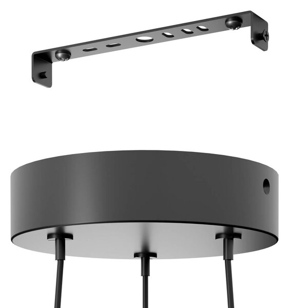 EGLO Inteligentna lampa wisząca Zillerio-Z, możliwość ściemniania, czarny, salon / jadalnia, aluminium, nowoczesny