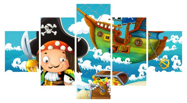 Obraz - Skarb piratów (125x70 cm)
