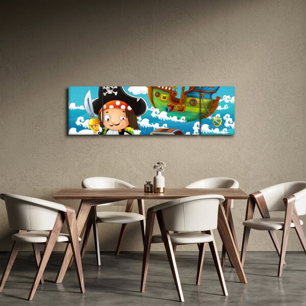Obraz - Skarb piratów (170x50 cm)