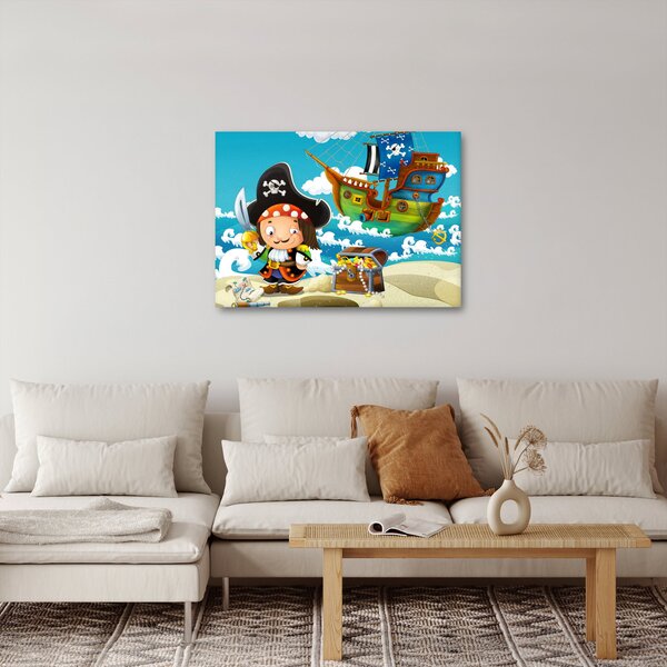 Obraz - Skarb piratów (70x50 cm)