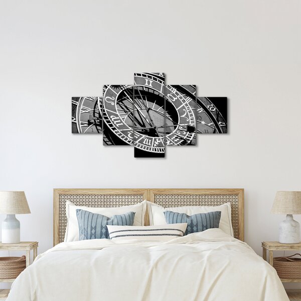 Obraz - Zegar astronomiczny, Praga, Czechy (125x70 cm)