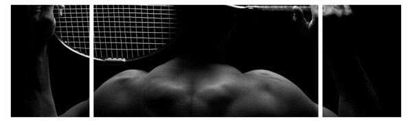 Obraz - Tenisista (170x50 cm)
