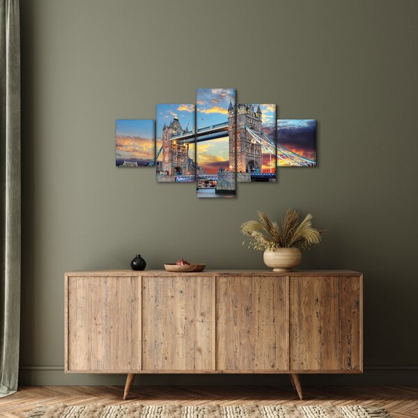 Obraz - Tower Bridge, Londyn, Anglia (125x70 cm)