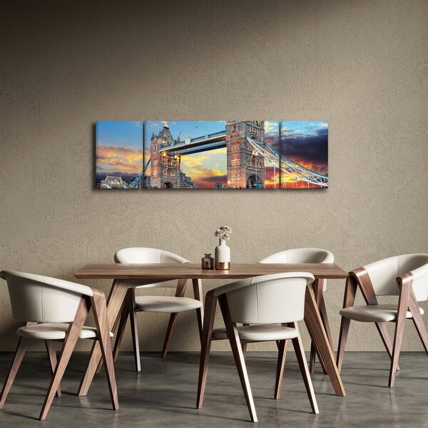 Obraz - Tower Bridge, Londyn, Anglia (170x50 cm)