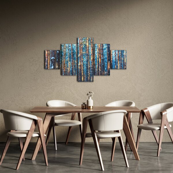 Obraz - Zimowy las (125x70 cm)